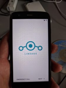 LineageOS-14.1 Moto G:ssä
